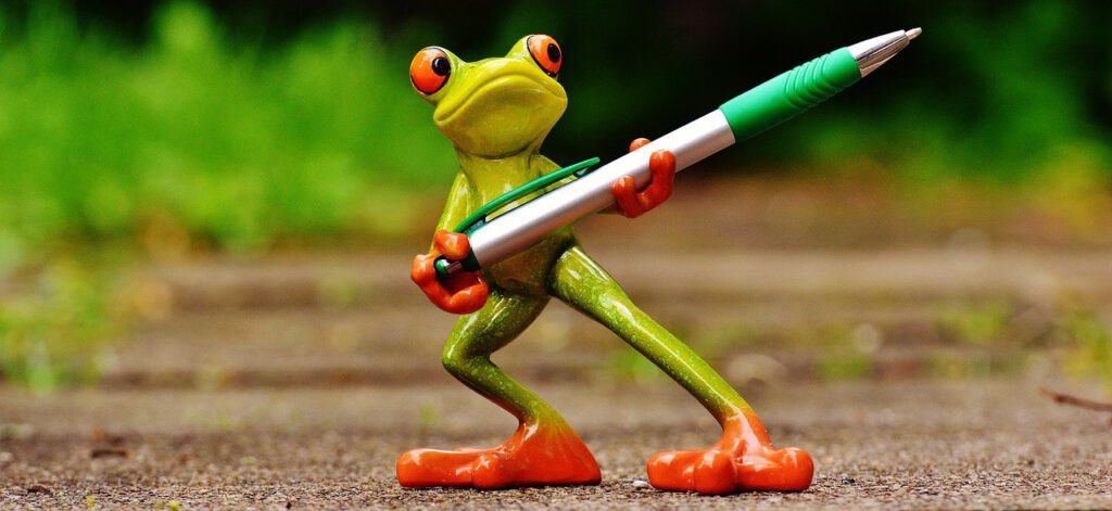 frog, holder, ballpoint pen-1446239.jpg